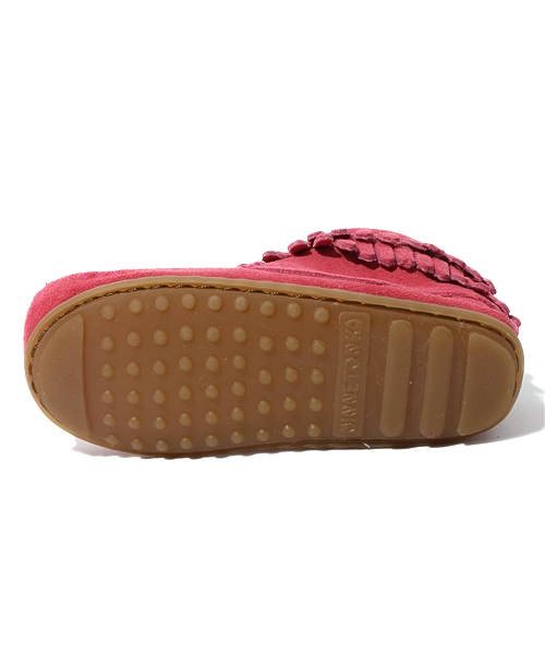 こども ビームス(コドモビームス)の「△MINNETONKA / BB 2段フリンジ(ブーツ・キッズ・ブラウン/レッド系その他・5(約12cm)/6(約13cm))」の4枚目の写真