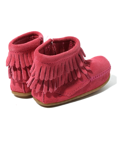 こども ビームス(コドモビームス)の「△MINNETONKA / BB 2段フリンジ(ブーツ・キッズ・ブラウン/レッド系その他・5(約12cm)/6(約13cm))」の5枚目の写真