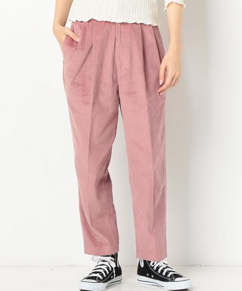 Another Edition（アナザーエディション）の「コーデュロイハイウエストパンツ（その他パンツ・レディース・ナチュラル/ベージュ/ピンク・SMALL/MEDIUM）」の3枚目の写真