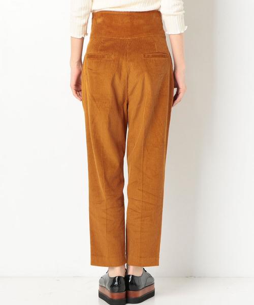 Another edition コーデュロイハイウエストタックテーパードパンツ Another edition コーデュロイハイウエストタックテーパードパンツ