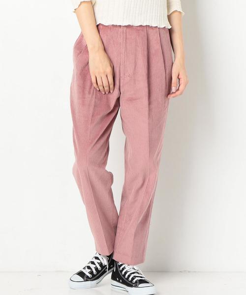 Another Edition（アナザーエディション）の「コーデュロイハイウエストパンツ（その他パンツ・レディース・ナチュラル/ベージュ/ピンク・SMALL/MEDIUM）」の6枚目の写真