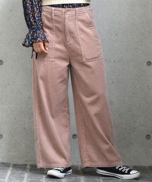 w closet（ダブルクローゼット）の「6Wコーデュロイパンツ（その他パンツ・レディース・マスタード/ライトピンク/ボルドー・FREE）」の3枚目の写真