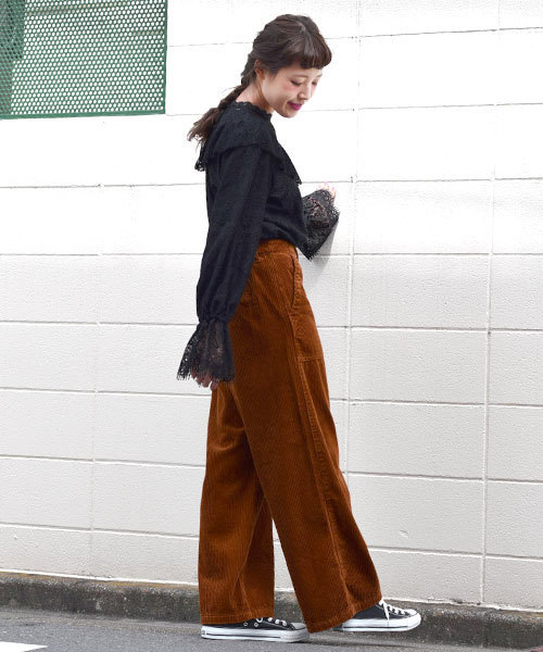 w closet（ダブルクローゼット）の「6Wコーデュロイパンツ（その他パンツ・レディース・マスタード/ライトピンク/ボルドー・FREE）」の12枚目の写真