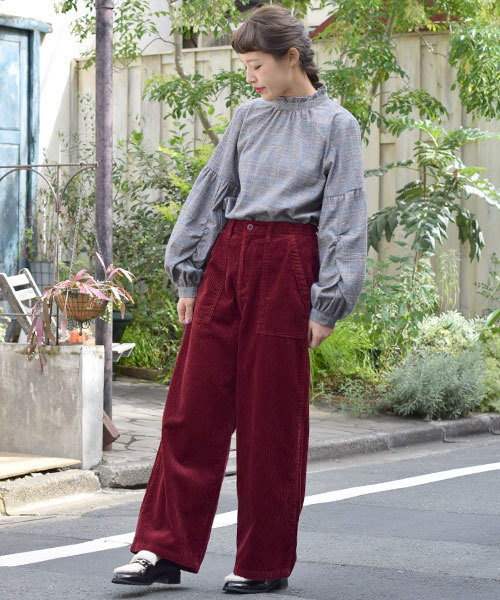 w closet（ダブルクローゼット）の「6Wコーデュロイパンツ（その他パンツ・レディース・マスタード/ライトピンク/ボルドー・FREE）」の8枚目の写真