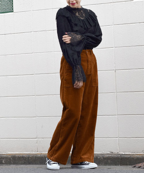 w closet（ダブルクローゼット）の「6Wコーデュロイパンツ（その他パンツ・レディース・マスタード/ライトピンク/ボルドー・FREE）」の13枚目の写真