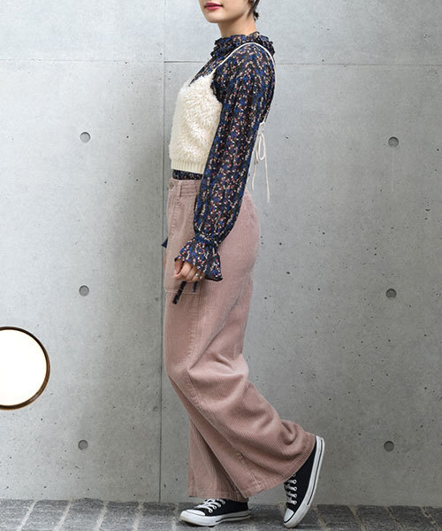 w closet（ダブルクローゼット）の「6Wコーデュロイパンツ（その他パンツ・レディース・マスタード/ライトピンク/ボルドー・FREE）」の4枚目の写真