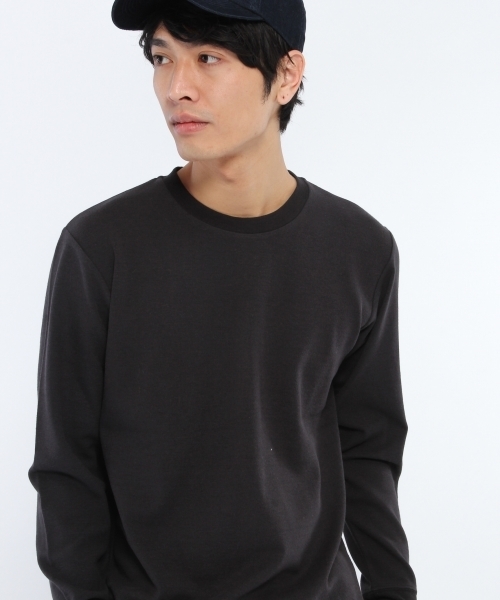 LAKOLE(ラコレ)の「【発熱】クルーネックプルオーバー(Tシャツ/カットソー・メンズ・ホワイト/ブラック/ブラウン・MEDIUM/LARGE)」の1枚目の写真
