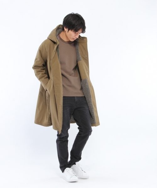 LAKOLE(ラコレ)の「【発熱】クルーネックプルオーバー(Tシャツ/カットソー・メンズ・ホワイト/ブラック/ブラウン・MEDIUM/LARGE)」の6枚目の写真