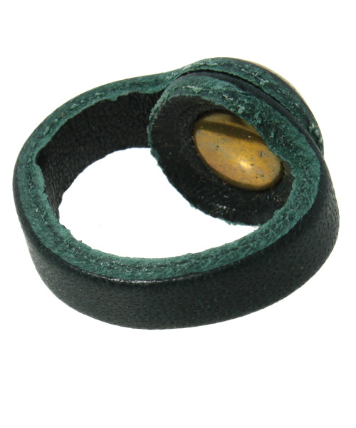 IL BISONTE(イルビゾンテ)の「IL BISONTE / ORIGINAL LEATHER / LEATHER RING(リング・レディース・レッド/オリーブ/ネイビー/ブラック/ホワイト/ダークブラウン/グリーン/オレンジ/ライトブラウン/その他1/ナチュラル/レンガ・1/2)」の13枚目の写真