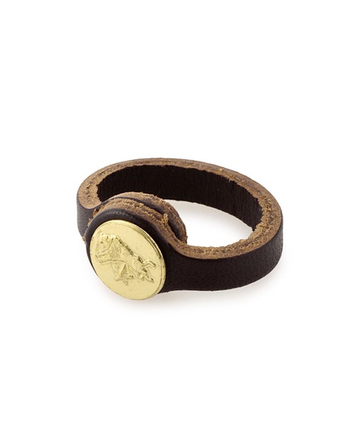IL BISONTE(イルビゾンテ)の「IL BISONTE / ORIGINAL LEATHER / リング(リング・レディース・レッド/オリーブ/ネイビー/ブラック/ホワイト/ダークブラウン/グリーン/オレンジ/ライトブラウン/その他1/ナチュラル/レンガ・1/2)」の4枚目の写真