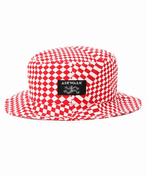 AIRWALK(エアウォーク)の「AIRWALK×JS バケットハット/別注#(ハット・メンズ・ブラック/レッド・FREE)」の3枚目の写真