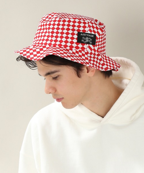 AIRWALK(エアウォーク)の「AIRWALK×JS バケットハット/別注#(ハット・メンズ・ブラック/レッド・FREE)」の11枚目の写真