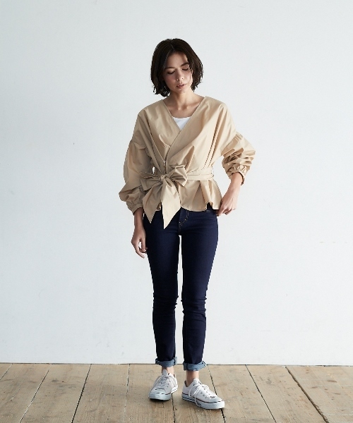 AMERICAN HOLIC（アメリカンホリック）の「スキニーフィットデニム（デニムパンツ・レディース・インディゴブルー/ライトインディゴブルー/ワンウォッシュ・L/LL/M/S/XS）」の7枚目の写真