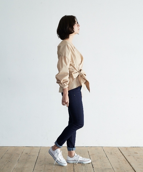 AMERICAN HOLIC（アメリカンホリック）の「スキニーフィットデニム（デニムパンツ・レディース・インディゴブルー/ライトインディゴブルー/ワンウォッシュ・L/LL/M/S/XS）」の10枚目の写真