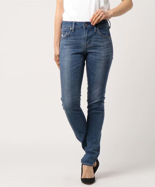 AMERICAN HOLIC（アメリカンホリック）の「スキニーフィットデニム（デニムパンツ・レディース・インディゴブルー/ライトインディゴブルー/ワンウォッシュ・L/LL/M/S/XS）」の21枚目の写真