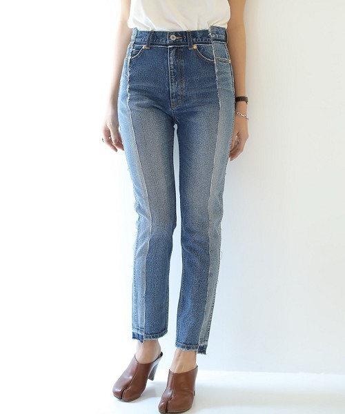 TODAYFUL（トゥデイフル）の「SHERRY'sデニム（デニムパンツ・レディース・インディゴブルー/ブルー・23inch/24inch/25inch/26inch）」の2枚目の写真