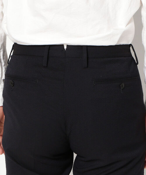 SHIPS(シップス)の「【Begin4月号掲載】SC: セットアップ GENTLE WOOL シアサッカー ノープリーツ パンツ(その他パンツ・メンズ・オリーブ/ネイビー・32/31/30/29/34/33)」の10枚目の写真