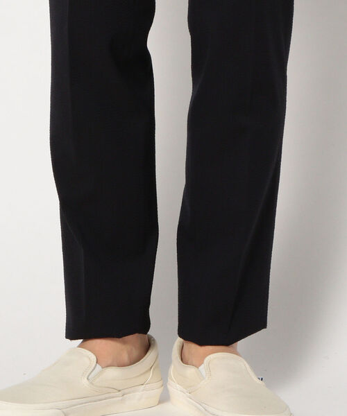 SHIPS(シップス)の「【Begin4月号掲載】SC: セットアップ GENTLE WOOL シアサッカー ノープリーツ パンツ(その他パンツ・メンズ・オリーブ/ネイビー・32/31/30/29/34/33)」の11枚目の写真