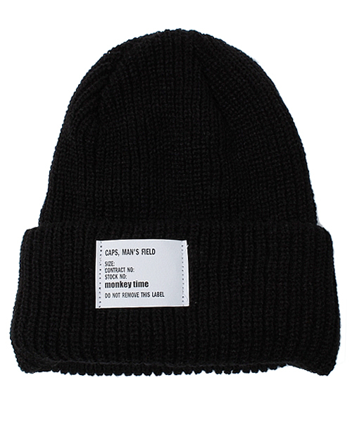 BEAUTY&YOUTH UNITED ARROWS（ビューティーアンドユースユナイテッドアローズ）の「monkey time USA ビーニー 2 ◆ §2（ニットキャップ/ビーニー・メンズ・ブラック/レッド/オレンジ/イエロー/ケリー/ロイヤルブルー・ONESIZE）」の11枚目の写真