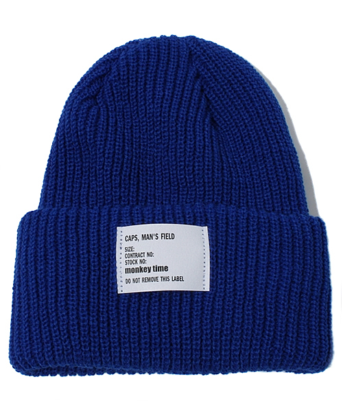 BEAUTY&YOUTH UNITED ARROWS（ビューティーアンドユースユナイテッドアローズ）の「monkey time USA ビーニー 2 ◆ §2（ニットキャップ/ビーニー・メンズ・ブラック/レッド/オレンジ/イエロー/ケリー/ロイヤルブルー・ONESIZE）」の4枚目の写真