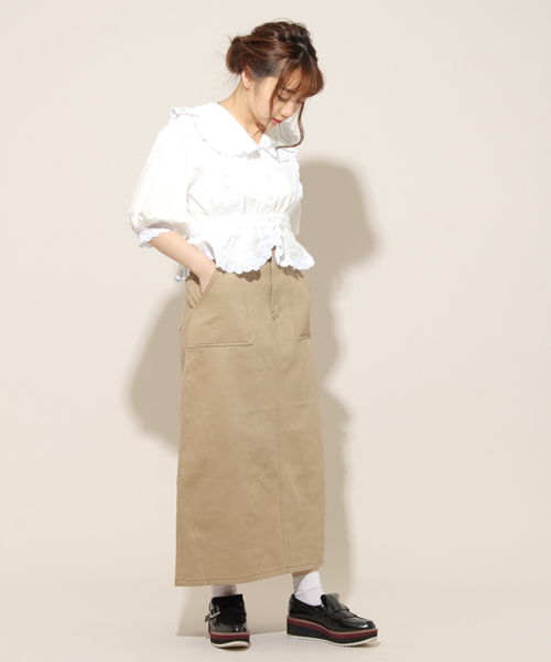 apres jour(アプレジュール)の「フリル襟ウエスト切り替えブラウス【ZOZOTOWN限定アイテム】(シャツ/ブラウス・レディース・オフホワイト/ブラック/ワインレッド・フリー)」の19枚目の写真