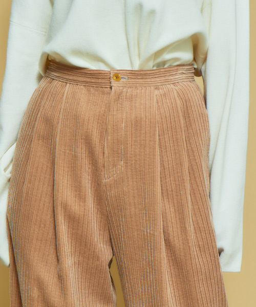 Abahouse Devinette（ドゥヴィネット）の「ランダムコールタックパンツ（その他パンツ・レディース・ブラウン/ピンク・38/36）」の16枚目の写真