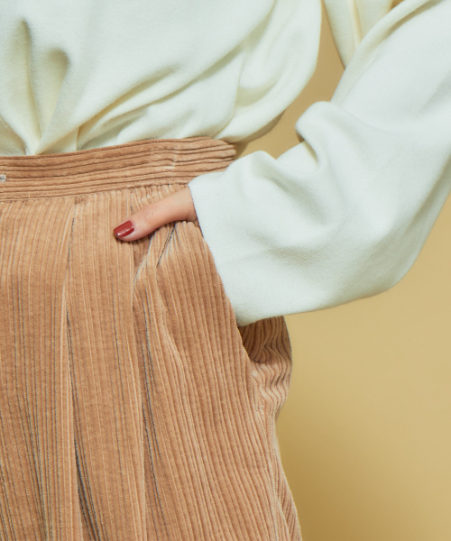 Abahouse Devinette（ドゥヴィネット）の「ランダムコールタックパンツ（その他パンツ・レディース・ブラウン/ピンク・38/36）」の15枚目の写真