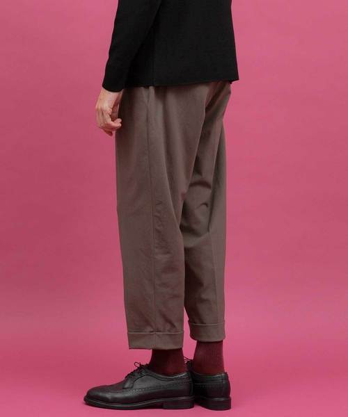 UNITED TOKYO（ユナイテッドトウキョウ）の「アンクルジャージーワイドテーパードパンツ2（その他パンツ・メンズ・ダークブラウン/サックスブルー・1/2/3）」の8枚目の写真