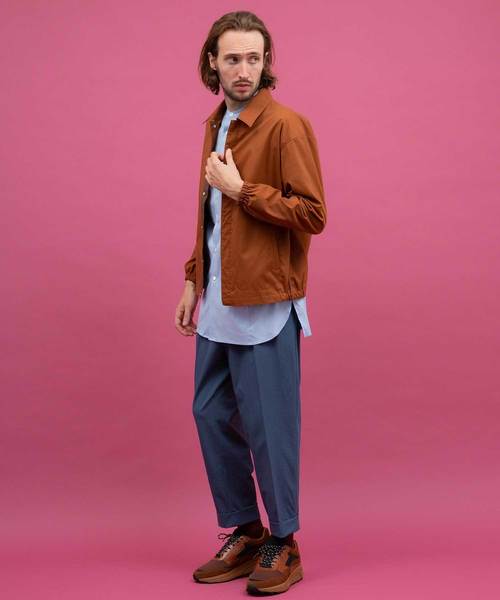 UNITED TOKYO（ユナイテッドトウキョウ）の「アンクルジャージーワイドテーパードパンツ2（その他パンツ・メンズ・ダークブラウン/サックスブルー・1/2/3）」の9枚目の写真