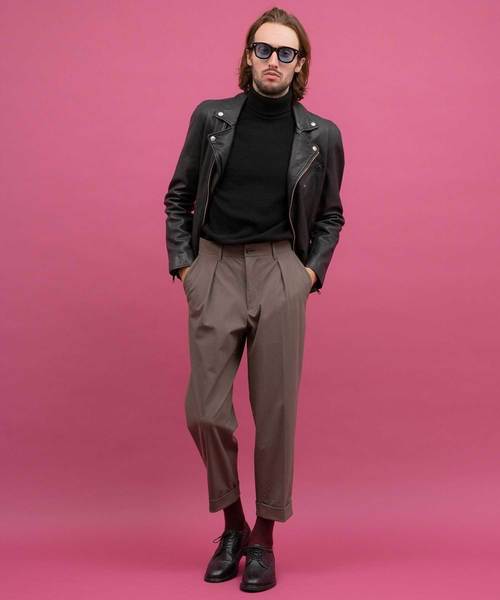 UNITED TOKYO（ユナイテッドトウキョウ）の「アンクルジャージーワイドテーパードパンツ2（その他パンツ・メンズ・ダークブラウン/サックスブルー・1/2/3）」の11枚目の写真