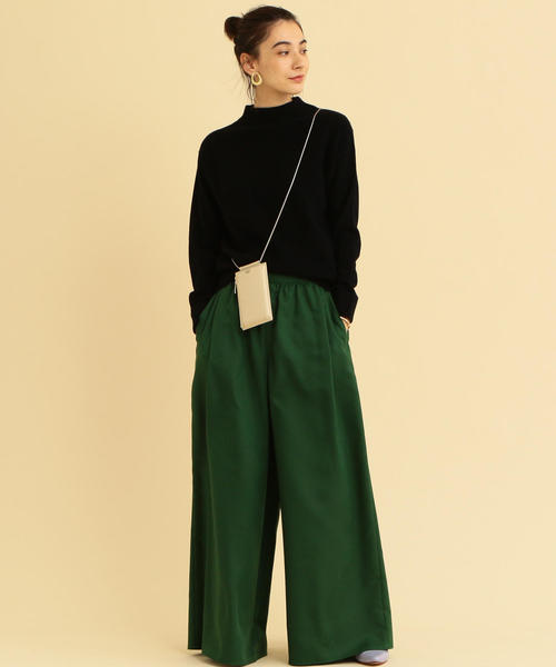 BEAUTY&YOUTH UNITED ARROWS(ビューティーアンドユースユナイテッドアローズ)の「BY∴ ウォッシャブル ウール×カシミヤ ボトルネックニット -手洗い可能- о(ニット/セーター・レディース・ナチュラル/ライトグレー/レッド/ライラック/イエロー/ブラック・FREE)」の8枚目の写真