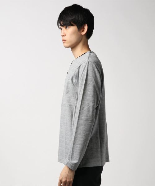 NOTA BENE/ノータベネ ジャガードワッフル フェイクレイヤード 長袖Tシャツ NOTA BENE/ノータベネ ジャガードワッフル フェイクレイヤード 長袖Tシャツ