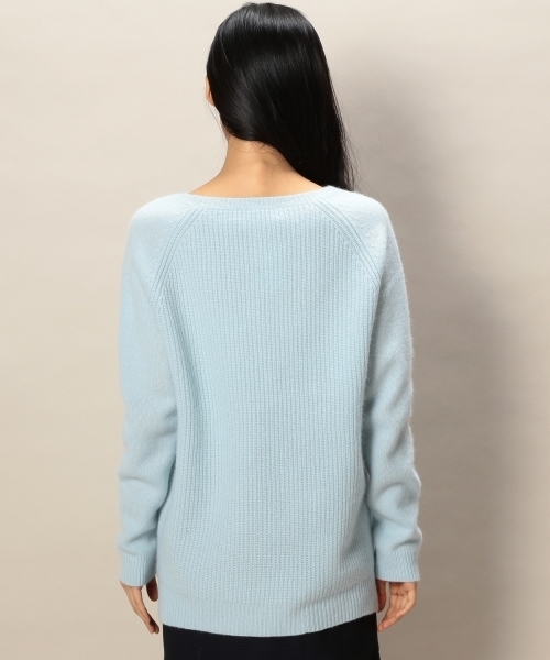 BEAUTY&YOUTH UNITED ARROWS（ビューティーアンドユースユナイテッドアローズ）の「BYSF ∵アンゴラ混アゼニット (gz) ◆（ニット/セーター・レディース・ホワイト/グレー/イエロー/ライトブルー・FREE）」の13枚目の写真