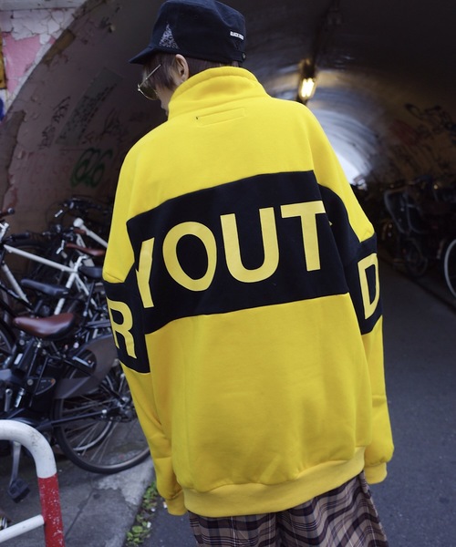 AFYF（エーエフワイエフ）の「AFYF 2018AW裏起毛 1/2ZIP  ST COLLAR F（スウェット・レディース・ホワイト×ブラック/ブラック×ホワイト/ゴールド系その他・FREE）」の9枚目の写真