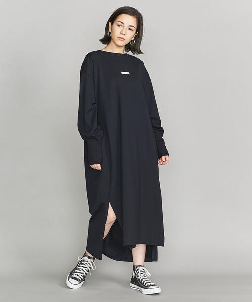 AMERICANA（アメリカーナ）の「【別注】＜Americana（アメリカーナ）＞ボリュームスリーブワンピース（ワンピース・レディース・ブラック/オリーブ・FREE）」の11枚目の写真