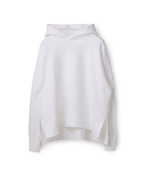 ESTNATION(エストネーション)の「ESTNATION / コットンスウェットパーカー(パーカー・レディース・ベージュ/オフホワイト/チャコールグレー/ライトブルー/ホワイト・38)」の2枚目の写真