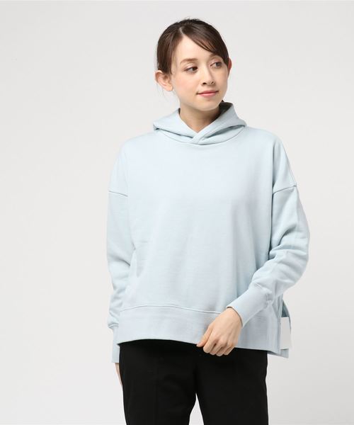 ESTNATION(エストネーション)の「ESTNATION / コットンスウェットパーカー(パーカー・レディース・ベージュ/オフホワイト/チャコールグレー/ライトブルー/ホワイト・38)」の12枚目の写真