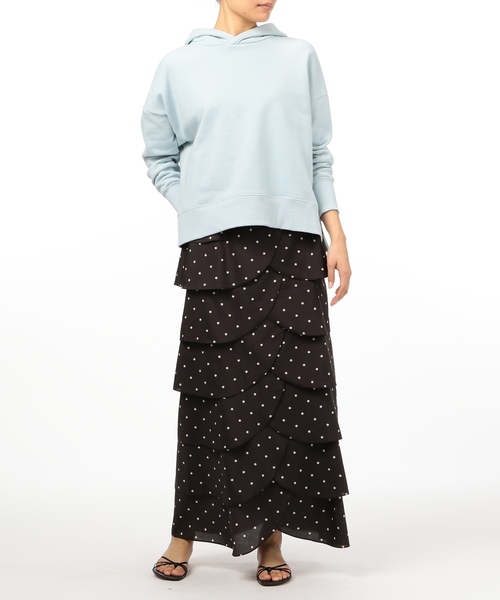 ESTNATION(エストネーション)の「ESTNATION / コットンスウェットパーカー(パーカー・レディース・ベージュ/オフホワイト/チャコールグレー/ライトブルー/ホワイト・38)」の16枚目の写真