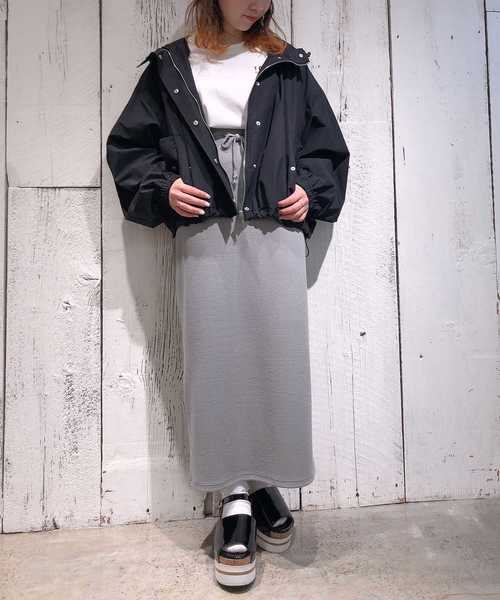 one after another NICE CLAUP（ワンアフターアナザーナイスクラップ）の「ボリューム袖マウンテンパーカー（マウンテンパーカー・レディース・アイボリー/ブラック/ベージュ/ピンク系その他・FREE）」の17枚目の写真