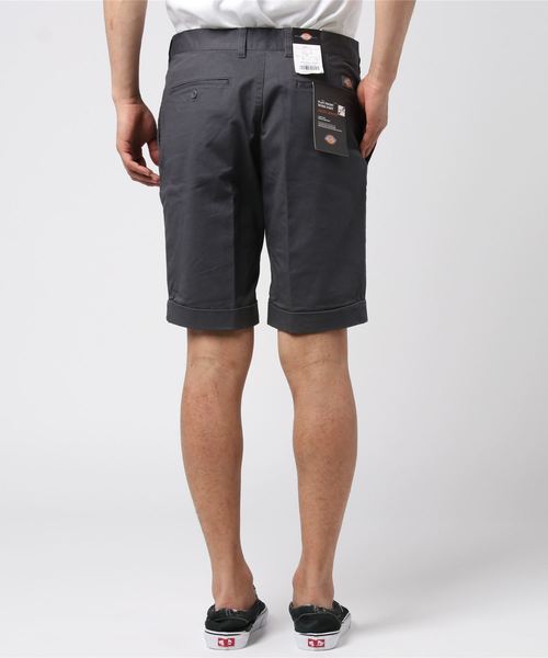 Dickies（ディッキーズ）の「Dickies/ ディッキーズ 綿ストレッチショートパンツ（その他パンツ・メンズ・グレー・32inch/30inch）」の2枚目の写真