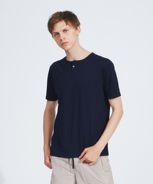 【Recency of Mine】FLEX JERSEY ヘンリーネックTシャツ