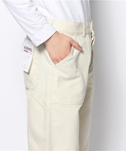 BEAMS（ビームス）の「○KEMPEL×BEAMS / 別注 ヘリンボーン パンツ（その他パンツ・メンズ・オフホワイト・44/48/46）」の6枚目の写真