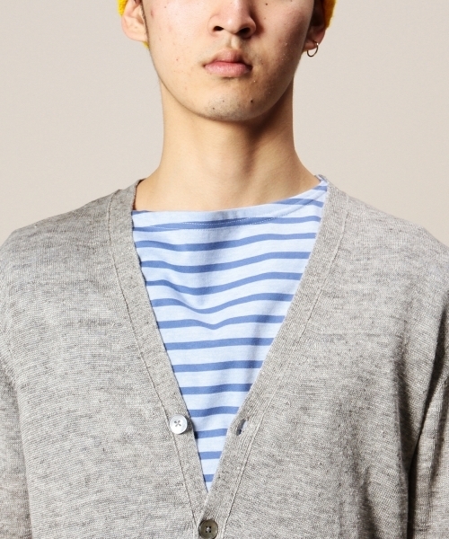 BEAUTY&YOUTH UNITED ARROWS(ビューティーアンドユースユナイテッドアローズ)の「BY リネン Vカーディガン(LN) ◆(カーディガン/ボレロ・メンズ・グレー/ケリー/ネイビー/ロイヤルブルー/ブラック・SMALL/MEDIUM/LARGE/X-LARGE)」の12枚目の写真