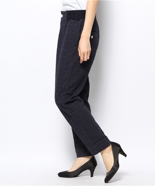 PUAL CE CIN（ピュアルセシン）の「総柄刺繍ＰＴ（その他パンツ・レディース・ネイビー/ホワイト/ベージュ・FREE）」の4枚目の写真