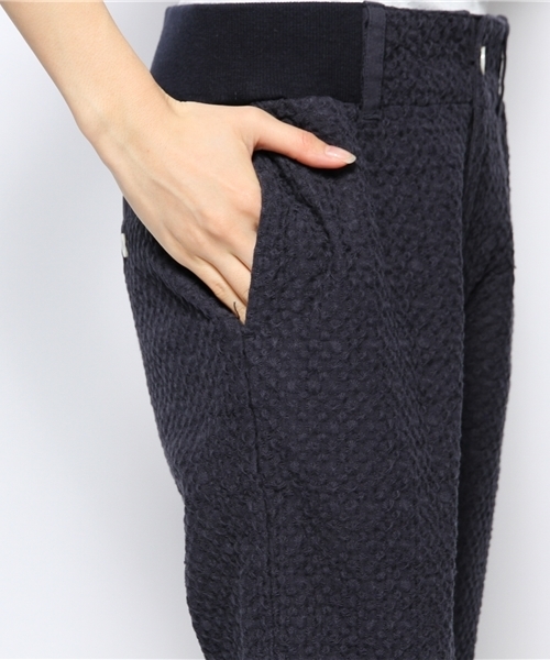 PUAL CE CIN（ピュアルセシン）の「総柄刺繍ＰＴ（その他パンツ・レディース・ネイビー/ホワイト/ベージュ・FREE）」の8枚目の写真