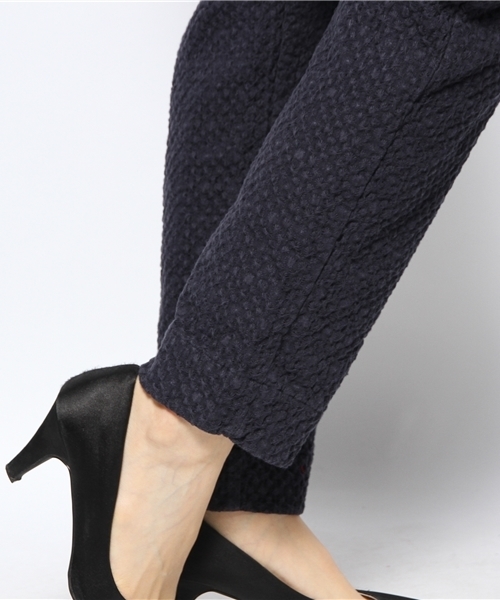 PUAL CE CIN（ピュアルセシン）の「総柄刺繍ＰＴ（その他パンツ・レディース・ネイビー/ホワイト/ベージュ・FREE）」の9枚目の写真