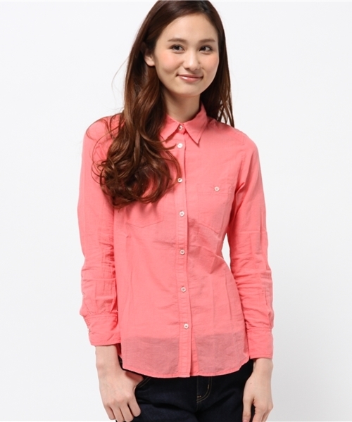 MYSELF ABAHOUSE(マイセルフアバハウス)の「KHADI COTTONシャツ(シャツ/ブラウス・レディース・オフホワイト/イエロー/ミント/ネイビー/ピンク・SMALL/MEDIUM)」の5枚目の写真