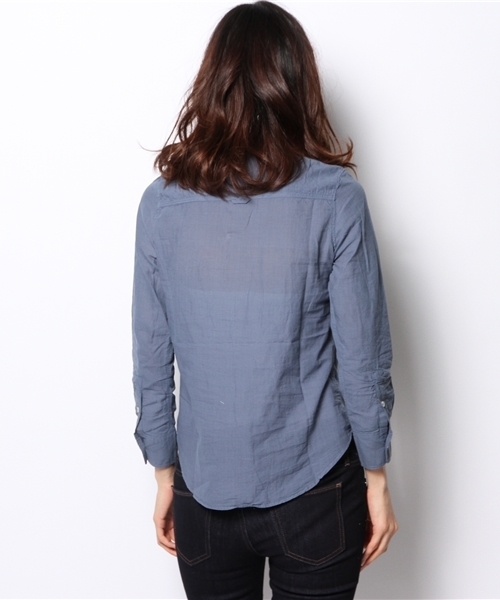 MYSELF ABAHOUSE(マイセルフアバハウス)の「KHADI COTTONシャツ(シャツ/ブラウス・レディース・オフホワイト/イエロー/ミント/ネイビー/ピンク・SMALL/MEDIUM)」の8枚目の写真