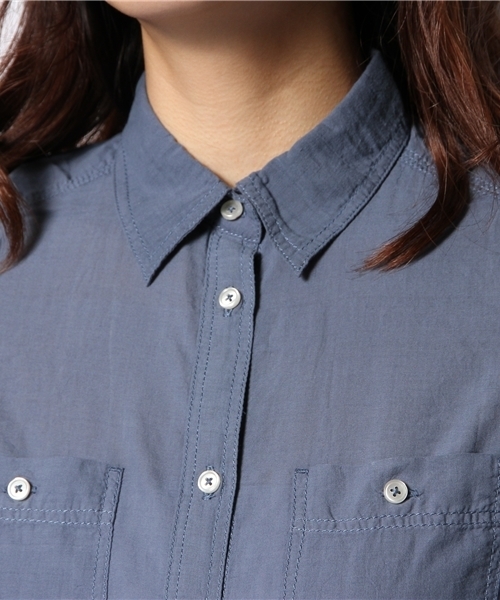 MYSELF ABAHOUSE(マイセルフアバハウス)の「KHADI COTTONシャツ(シャツ/ブラウス・レディース・オフホワイト/イエロー/ミント/ネイビー/ピンク・SMALL/MEDIUM)」の9枚目の写真