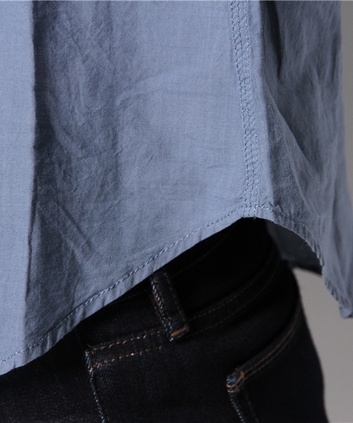 MYSELF ABAHOUSE(マイセルフアバハウス)の「KHADI COTTONシャツ(シャツ/ブラウス・レディース・オフホワイト/イエロー/ミント/ネイビー/ピンク・SMALL/MEDIUM)」の12枚目の写真